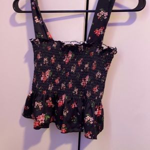 a flower kind of a crop top
